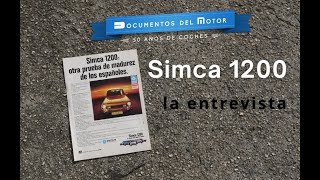 Simca 1200 la entrevista [upl. by Anem]