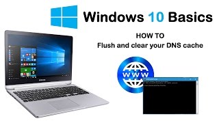 Windows 10 Basics  How to clear and flush your DNS cache [upl. by Alekat]