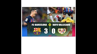 ALL GOALS  BARCELONA VS RAYO VALLECANO [upl. by Matthus937]