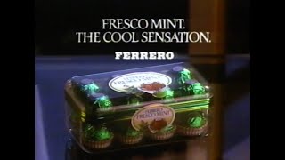 Ferrero Roche Fresco Mint  The Cool Sensation Advert  1992 [upl. by Tichon]