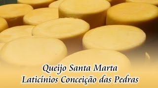 Laticínios Conceição das Pedras  Queijo Santa Marta MG  246quot [upl. by Rabush]