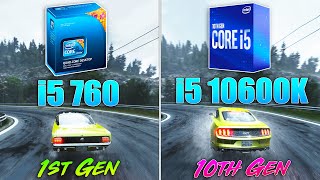 i5 760 vs i5 10600K  11 Years Difference [upl. by Tobin]