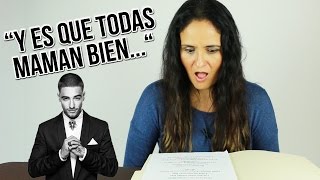 MUJERES REACCIONAN A LETRA DE quotCUATRO BABYSquot [upl. by Aivuy]