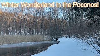 Winter Wonderland in the Poconos [upl. by Luwana55]