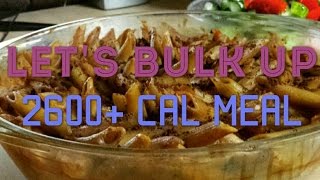 EASY BULKING MEAL RECIPE 2600  CAL [upl. by Ydroj770]