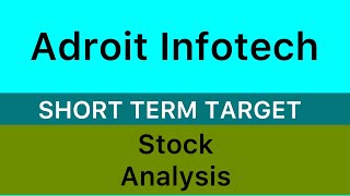 ADROIT INFOTECH LTD STOCK TARGET 🌺 ADROIT INFOTECH LTD STOCK NEWS  ADROIT INFOTECH NEWS 121124 [upl. by Ahsikel139]