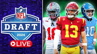 2024 NFL Draft LIVE  Reactions  Analysis for EVERY Pick [upl. by Ennoira]