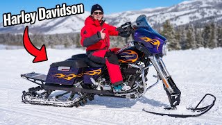 Harley Davidson Snow Bike [upl. by Ellenyl]