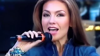 Thalia  Piel Morena Live at Domingo Legal 2000 [upl. by Yrolam438]