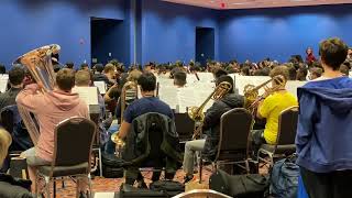 TMEA AllState Symphony Rehearsal Shostakovich Symphony 10 Movement 2 [upl. by Oirasan]