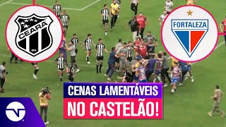 VEJA A BRIGA ENTRE JOGADORES DE CEARÁ E FORTALEZA APÓS O APITO FINAL NO CASTELÃO [upl. by Hussey215]