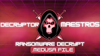 Decrypt Virus File MEDUSA Ransomware Removal amp Decrypt MEDUSA Files [upl. by Coltin]