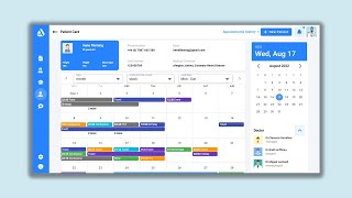 Vuejs  Vuetify JS UI Design Patient Dashboard using Agenda amp Calendar  HTML  CSS  Javascript [upl. by Janina]