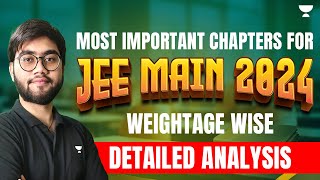 Most Important Chapters for JEE Main 2024 🔥 [upl. by Jenna]