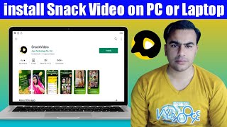 How to install Snack Video on PC or Laptop  Snack Video Laptop Me kaise Chalaye [upl. by Jamin]