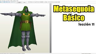 11  Tutorial Metasequoia Básico [upl. by Senaj]