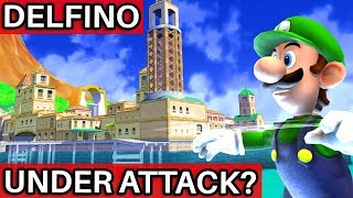 What if Delfino Plaza was Under Attack in Super Mario Galaxy 2 [upl. by Drona445]