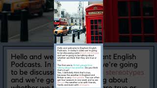 Intermediate English Podcast  British English Listening Practice englishlearningpodcast esl [upl. by Segroeg]