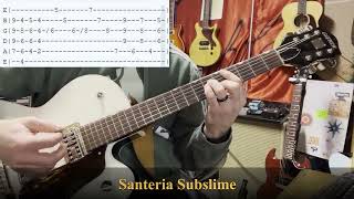 Sublime Santeria Guitar Lesson Tab [upl. by Dnalon]