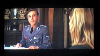 Inglourious Basterds awkward moment EDITED [upl. by Ainer]