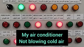 AC not blowing cold air ll hvactrainingvideos airconditioner hvacamjad [upl. by Initirb278]