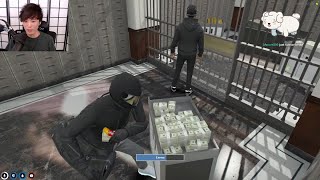 Yunos 41st BANK ROBBERY 🏦 SPEEDRUN HACKING  SOLO GETAWAY NoPixel GTA MV [upl. by Troth]