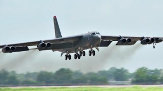 B52 Stratofortress Bombers In Action [upl. by Alekat48]