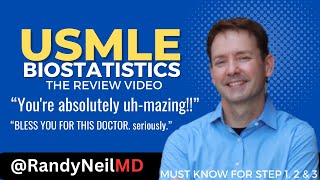 USMLE STEP 1 2CK BIOSTATS quotQUICK REVIEWquot [upl. by Cody]