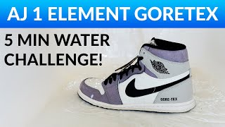 5 min water challenge  Air Jordan 1 Goretex Sail [upl. by Aracaj874]