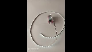 PİL İLE LED ŞERİT ÇALIŞTIRMA  ŞERİT LEDİ PİLLE KULANMA  TRAFOSUZ ŞERİT LED LED STRIP WITH BATTERY [upl. by Niarbo]