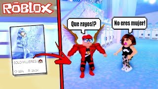 ROBLOX SOLO MUJERES PUEDEN JUGAR😮 [upl. by Etak]