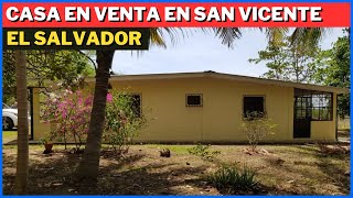 CASA EN VENTA CON AMPLIO TERRENO EN TECOLUCA SAN VICENTE EL SALVADOR [upl. by Gerdeen]