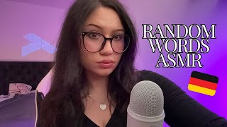 Ich entdecke neue deutsche Wörter  German ASMR  Deutsch asmr  Trying german asmr [upl. by Anitnauq]