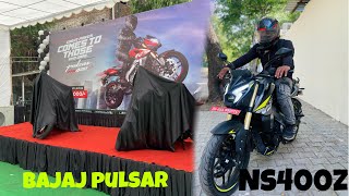 Bajaj Pulsar NS400Z LAUNCH Event  Bike REVIEW 😍 [upl. by Nydia]