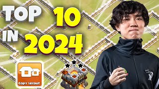 TOP 10 NEW BEST🔥 TH11 WAR BASE LINK 2024  TH11 ANTI 2 STAR WAR BASE  TH11 CWL BASE CLASH OF CLANS [upl. by Driskill158]