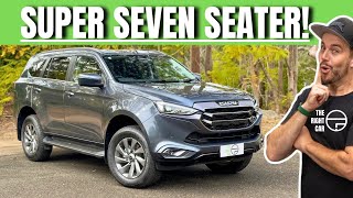 Reliable rugged family 4x4 SUV 2024 Isuzu MUX review [upl. by Ahsinwad]