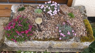 Making an Alpine Crevice Garden  and what happened next [upl. by Assillam]