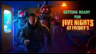 GETTING READY FOR FIVE NIGHTS AT FREDDYS MOVIE  Five Nights At Freddys 1 [upl. by Eronaele]