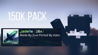 Jadeite 16x By Zuxt Intel Edits 150k Pack MCPE [upl. by Rialc243]