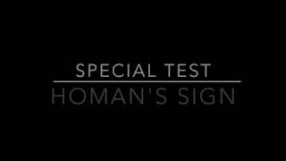 Special Test Homans Sign [upl. by Morry737]