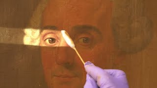 How Old Paintings Are Professionally Restored [upl. by Zampino]