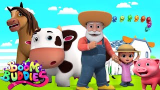 Farm Song For Kids  Old MacDonald Had A Farm  Kids Songs By Boom Buddies [upl. by Kaya956]