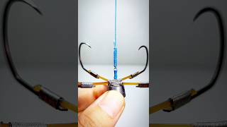 Fishing knot skills How to tie a big hook fishing shorts [upl. by Anilok]