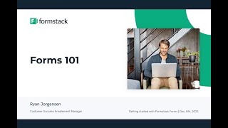 Getting started with Formstack Forms 101 Demo [upl. by Frentz]