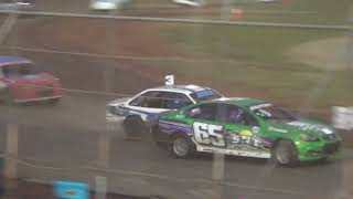 production sedans Aus title heat 35 part 3 Kingaroy speedway 17042022 [upl. by Eremahs]