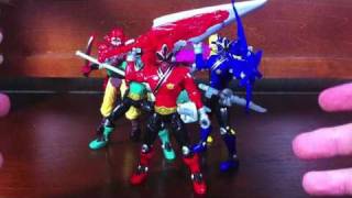 Review Power Rangers Samurai  4quot Wave 1 [upl. by Eelyahs]