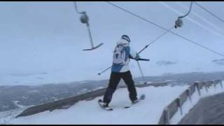 The worlds shortest ski lift  Ål Norway [upl. by Mikahs]