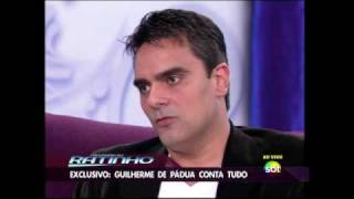 Parte 1 Entrevista de Guilherme de Pádua ao Ratinho no SBT [upl. by Ari]