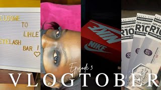 vlogtober  lashes  nails  new sneakers  mini road trip  sunday braai amp groove 💌 [upl. by Edy]