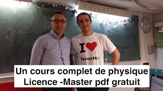 Un cours de physique complet et gratuit en pdf de la licence au Master [upl. by Karla]